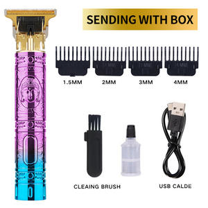 Máquina Inalámbrica para Afeitar, Cortapelos para Hombre, Cortapelos Vintage T9, Recortadora de Pelo Profesional - Product Image 4