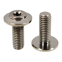 Vis en titane GR5 M6*16mm à tête parapluie Torx interne, vis à tête disque Torx interne de haute qualité, offre spéciale