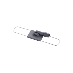 Telaio in metallo per scopa con piattaforma in plastica grigia da 60 cm per la pulizia dei pavimenti - Product Image 2