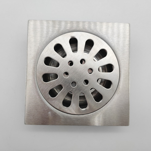 Lưới thoát sàn inox 304 mạ bóng, thiết kế hiện đại, kích thước 10x10cm, dùng cho khách sạn, đường kính 4 inch - Product Image 3