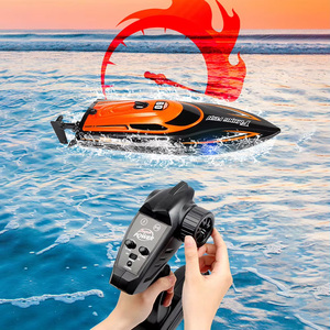 Barco de carreras RC de alta velocidad a prueba de agua de 2,4 GHz 20 KM/H-<span class=keywords><strong>Lancha</strong></span> eléctrica RC con luces-Juguete emocionante - Product Image 3