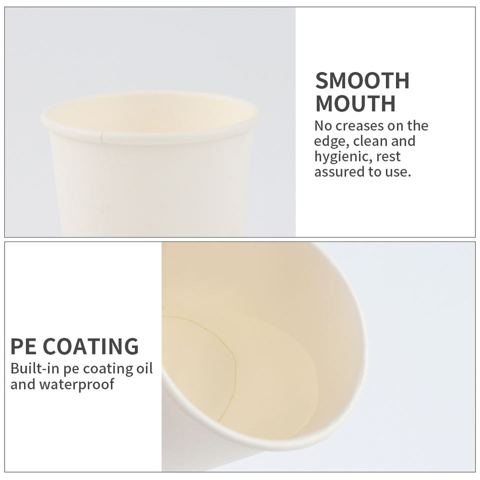 6oz 8oz 9oz 10oz 14 oz 16oz Custom printed logo disposable recycle double wall coffee paper cups with lid for hot drink
