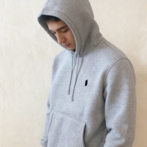 Sudadera con Capucha de Forro Polar con Cremallera para Hombre, Corte Holgado, Térmica, con Cremallera, Verano, HausAimisi Industries, Bordado Liso, Corazón, Popular con Logotipo - Product Image 1