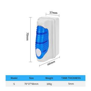 Nuevos cepillos magnéticos para peceras de Acuario, cepillo limpiador de ventanas de vidrio limpio flotante, accesorios de plástico, herramientas - Product Image 2