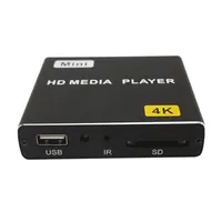 Boîtier multimédia H.264 4K Full HD 1080P avec IR pour lecteur publicitaire, sortie HDMI AV, disque USB, carte SD pour voiture et bus