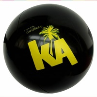Ballon de plage gonflable en PVC coloré avec logo personnalisé en gros