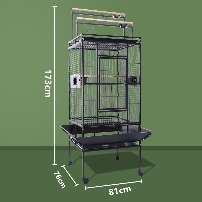 big cage for parrot with size