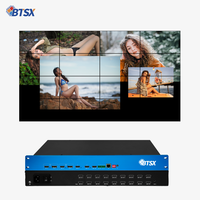 Processeur vidéo 4K60 4 entrées 18 sorties avec commutation fluide et modes de contrôle multiples (IR/RS232/TCP/IP) pour usage commercial