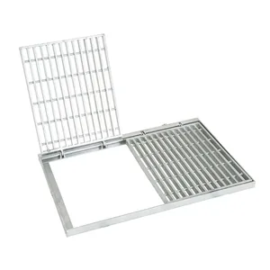 Trench drain metal grates Ditch trench drain grating Steel trench drain grates