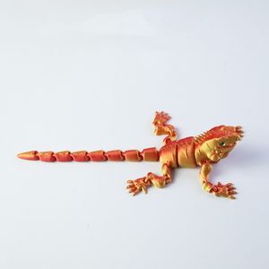 Modèle réaliste de lézard épineux imprimé en 3D en PLA avec articulations mobiles, figurine d'animal de compagnie tendance pour les enfants de 7 à 12 ans - Product Image 5