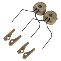 Adaptateur de rail ARC pour accessoire de casque tactique TS TAC-SKY compatible avec la série de cache-oreilles Honeywell Impact Sports