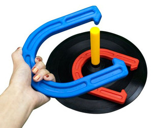 Patio Trasero césped <span class=keywords><strong>playa</strong></span> interior al aire libre Toss ubber lanzamiento Toss orseshoe ame et para niños y adultos - Product Image 3