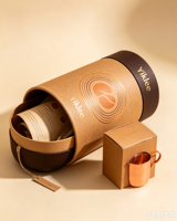 Nouvelle boîte cadeau personnalisable en forme de pot à café arabe, ensemble de tasses à thé, boîte en papier, tasses vintage, mug à boire, boîte à tasses en céramique d'Arabie Saoudite