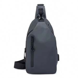 Bolso Bandolera Deportivo Impermeable para Hombre, con Interfaz USB, en Tela Oxford - Product Image 4