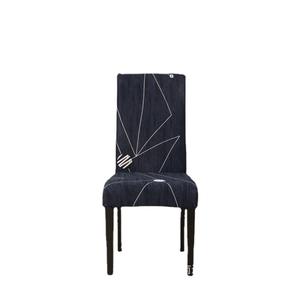 Funda elástica universal para silla <span class=keywords><strong>de</strong></span> comedor Jacquard Four Seasons Antifouling Printed para uso doméstico y hotelero - Product Image 5