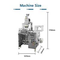Automatische 4-zijdige seal-vormverpakkingsmachine voor dranken, fruit-sap, poederzakjes, multi-lane koffiepoeder verpakkings- en vulmachine