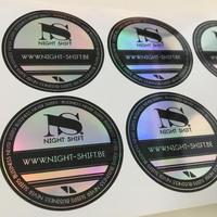 Chine Fabrication Meilleure Vente Laser Hologramme Argent Coloré Personnalisé Étiquette Adhésive Autocollant Prix Concurrentiel