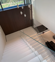 VIKO Boîte en marbre pour intérieur moderne Escalier suspendu Escaliers flottants