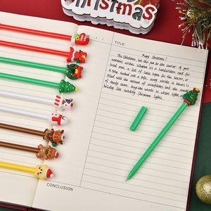 ปากกาเจลหมึกแห้งเร็ว เป็นมิตรกับสิ่งแวดล้อม พร้อมโลโก้สั่งทำ สำหรับเป็นของขวัญต้นคริสต์มาสพลาสติกแบบกำหนดเอง มีสินค้าในสต็อก - Product Image 6