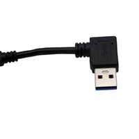 Cable USB 3,0 de ángulo recto de Venta caliente OEM-Cable USB A macho a Micro B macho...
