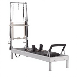 Reformer de Pilates de Aluminio con Torre Ajustable, Máquina de Entrenamiento Multifuncional para Gimnasio en Casa o Estudio de Yoga - Product Image 4
