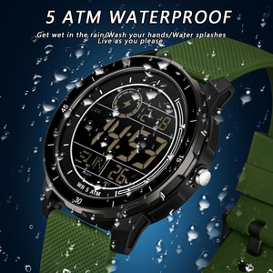 Montre numérique unisexe pour étudiants SANDA 2205 avec affichage lumineux et rappel d'alarme, montre-bracelet électronique de sport étanche - Product Image 5
