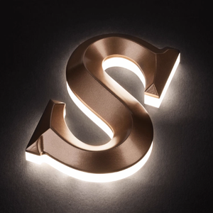 Op maat gemaakte verlichte buiten LED-letterwandbord 3D acryl verlicht logo 3D LED-kanaallettersbord - Product Image 1