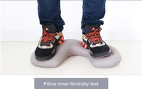 Oreiller de voyage gonflable en PVC compressible ultraléger pour la plage et le camping en plein air