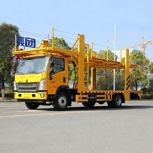 Camion porte-voitures HOWO 3 <span class=keywords><strong>places</strong></span> multifonctionnel à plateforme pour le transport de véhicules - Product Image 2