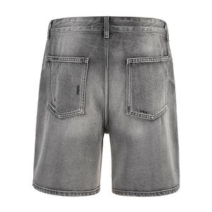 กางเกงยีนส์สไตล์บอยเฟรนด์ขาสั้นทรงหลวมขาสั้นลำลองขาสั้นผ้าทอกางเกงยีนส์ขาสั้นน่ารักขนาดกลาง - Product Image 2