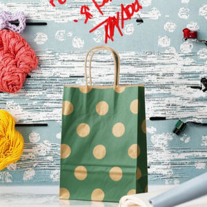 Sacs en papier kraft de luxe avec poignée pour bougies, cadeaux, artisanat, shopping, pain à emporter, écologiques, recyclables, aqueux, livraison en 3 jours - Product Image 3