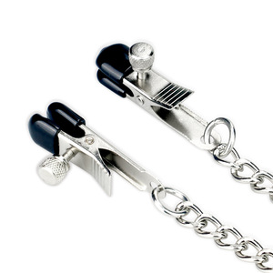Pinces à tétons en métal à longue chaîne pour hommes et femmes, équipement de bondage BDSM et SM, jouets sexuels - Product Image 4