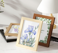 Cadre photo en bois 5x7 fait main, créatif et simple, pour décoration murale et de table, présentoir mural pour photos, vente en gros