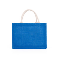 Sacs fourre-tout en jute recyclé écologiques Hanio avec logo personnalisé, couleur personnalisée, design minimaliste, réutilisables, taille moyenne, pour femmes, artisanat