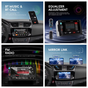 Radio para Auto Podofo 2 Din de 7'' con Pantalla Táctil Capacitiva, Enlace Telefónico, BT, FM, EQ, Carga USB, Venta al por Mayor de Fábrica - Product Image 2