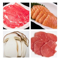 Jerky équipement de boucherie entièrement automatique Tofu poisson boeuf porc viande fraîche coupe mince Cutter trancheuse Machine