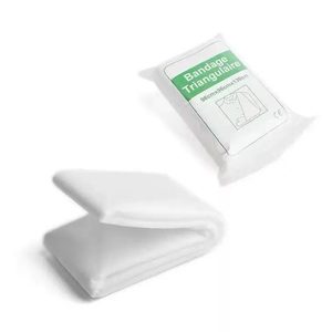 Perban Segitiga Katun Non-Steril - Pembalut Pertolongan Pertama yang Bernapas untuk Perawatan Darurat, Penggunaan Klinis & Keselamatan di Tempat Kerja - Product Image 1