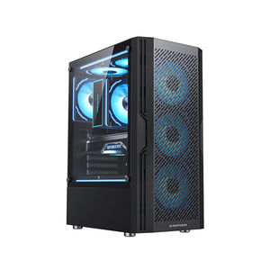 เคสคอมพิวเตอร์กระจกนิรภัยเทมเปอร์โปร่งแสงสำหรับ USB3.0แผงด้านข้างระบายความร้อนได้ดีโฮมออฟฟิศ - Product Image 5
