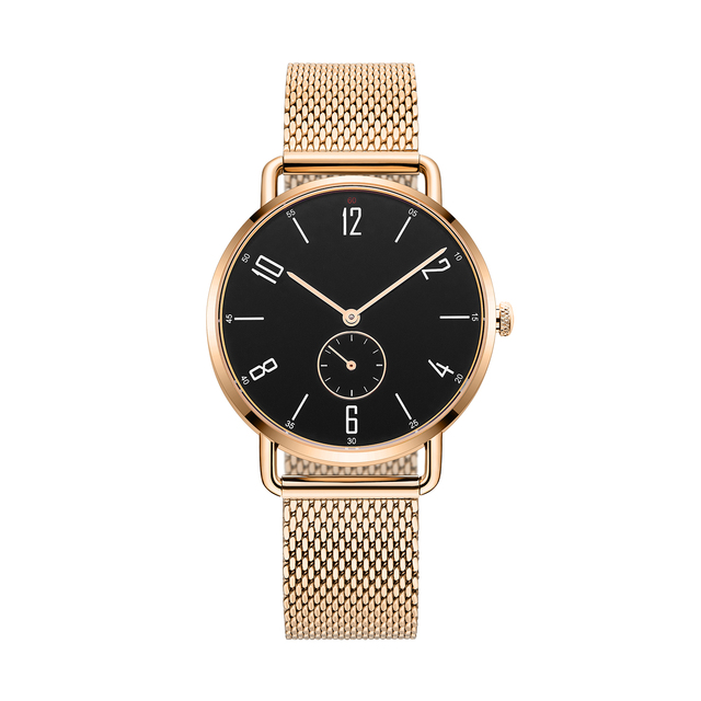Luxury Fashion Ladies Watch Rose Gold Tone Quartz Stainless Steel 316L Case Leather Plastic 38mm Sapphire Crystal Water