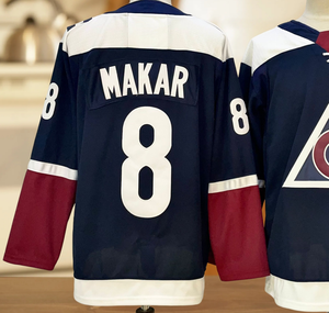 Maillot de hockey sur glace Colorado Avalanche imprimé sur mesure pour hommes # 8 Cale Makar # 29 Nathan Mackinnon # 92 Gabriel Landeskog 100% Polyester - Product Image 3