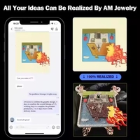Vente en gros d'ensembles de bijoux Offre Spéciale chaîne de moissanite pendentif diamant iptv collier pendentif hip hop