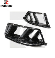 Conduits d'air avant en carbone sec style R44 pour pare-chocs BMW G80 G81 M3 G82 G83 M4, garniture de ventilation d'entrée de pare-chocs, grille de ventilation, couvercle de grille