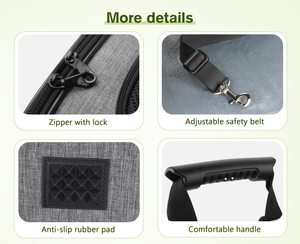 Sac à dos extensible pour chat, pour chats de grande taille jusqu'à 18 livres, sac à dos pliable pour animaux de compagnie, sac de transport pour chien pour les voyages et la randonnée - Product Image 5