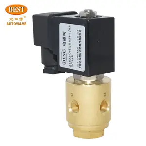 Factory Price Solenoid Valves With Timer 110v 220v Ac 12v 24v Dc Water Z163 Brass 3 Way Direct Acting Piston Solenoid Valve