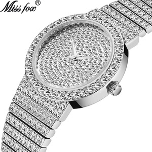 New Hot Selling Women's <b>Watch</b> Gold Diamond <b>Set</b> Waterproof Quartz <b>Watch</b> Manufacturer Direct Sales - Product Image 2