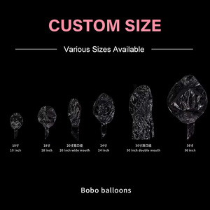 Globos Bobo Transparentes Preestirados de 13/18/20/22/24/36 Pulgadas, Globos de Burbuja Transparentes para Decoración de Bodas y Cumpleaños - Product Image 6