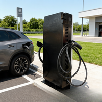 Estación de Carga para Vehículos Eléctricos Jinghu para Exteriores, 40-80kW, Conector CCS2, Montaje en Suelo, Plataforma OCPP Lista para Usar, TA-DC-DD New-P