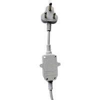 Prise intelligente sud-africaine 10/16A avec ELCB RCD PRCD GFCI ABS, prise de courant en cuivre, matériau PVC, protection contre les fuites