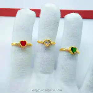 Vietnam placker perhiasan emas kuningan berlapis emas aksesoris berlian peri cincin manset gelang aksesoris grosir pabrik