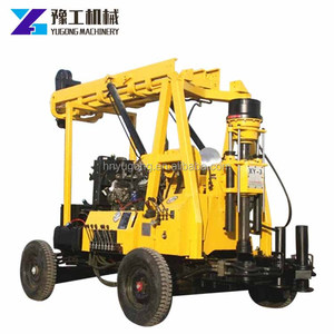 Khoan giếng nước đầy đủ thủy lực Trailer gắn lõi đá động cơ diesel Giàn Khoan hiệu quả khoan cao - Product Image 1